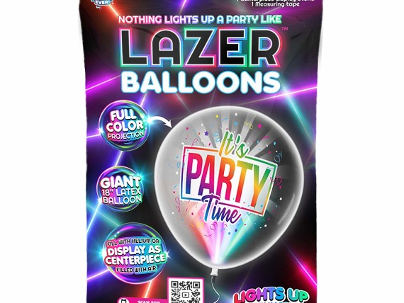 Lazer Balloons - Link NEW Lazer Balloons are the perfect balloon for any celebration in the dark. Lazer Balloons use light projection...