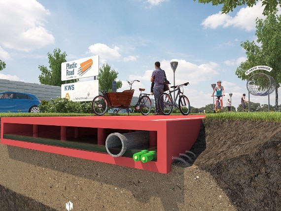 LifeGate - Link Recycled plastic instead of asphalt: here's the idea of a Dutch company for a sustainable and quick to build road that...