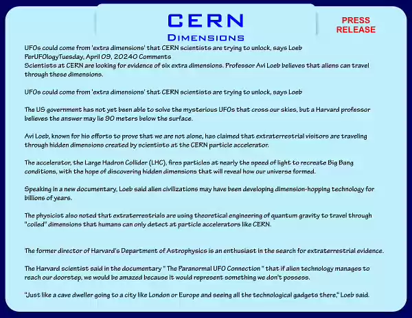 CERN-Dimensions-25-5-1