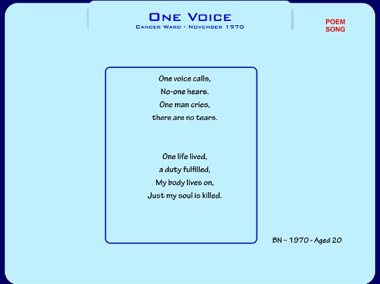 One Voice - Nov, 1970