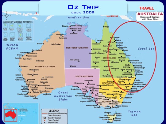Oz Trip - July, 2009